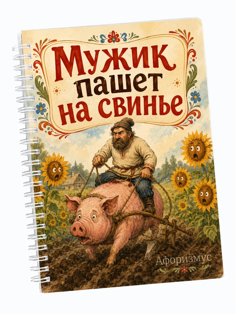 Ежедневник недатированный Абсурдный юмор мотивирующий