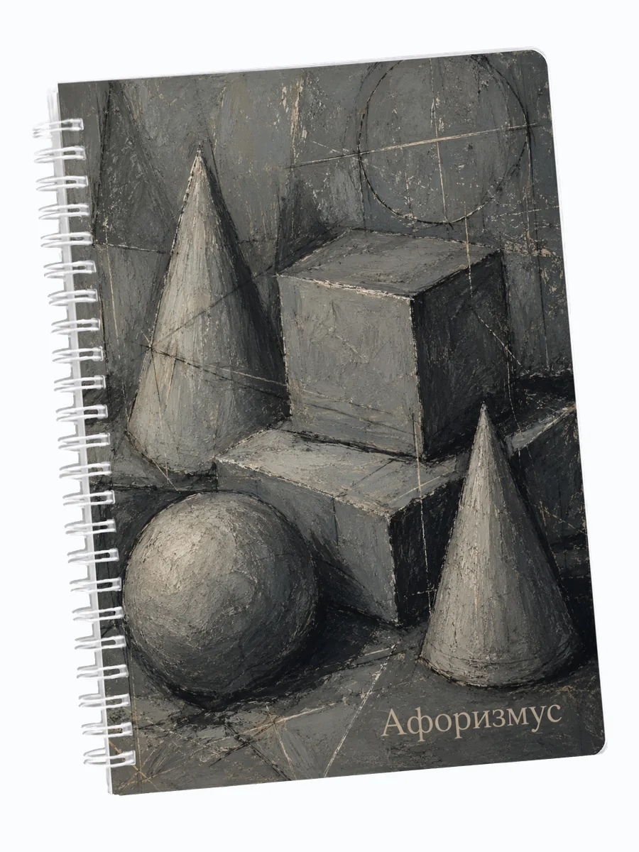 Ежедневник мотивирующий недатированный Угольный рисунок