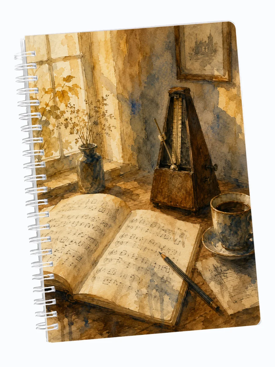 Ежедневник недатированный композитора
