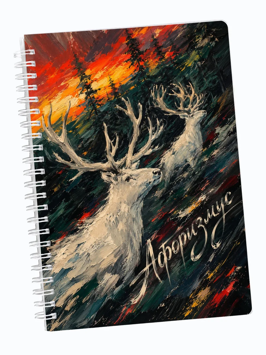 Ежедневник недатированный Олени