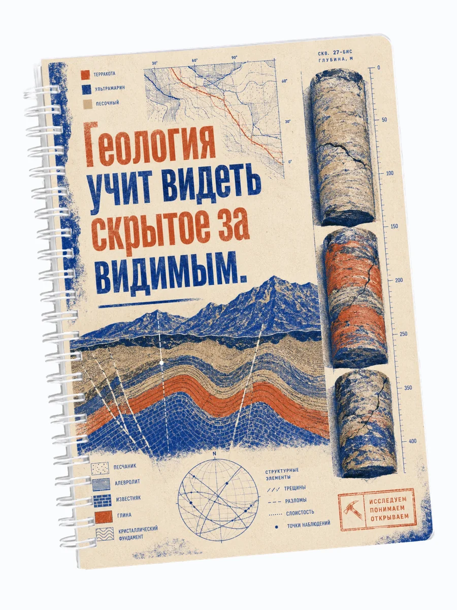Ежедневник недатированный геолога