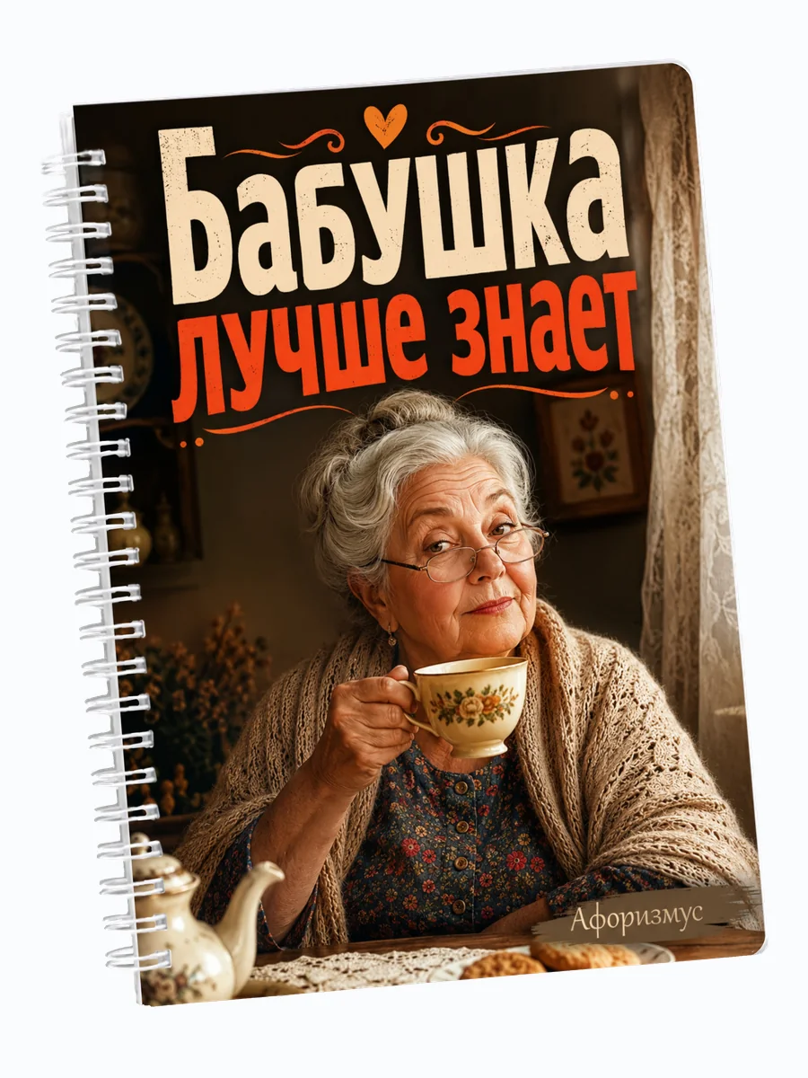 Ежедневник недатированный Фразы бабушки мотивирующий
