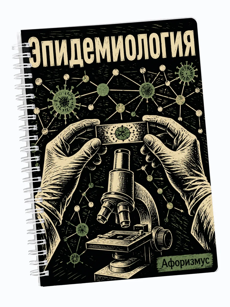 Ежедневник недатированный Эпидемиология мотивирующий