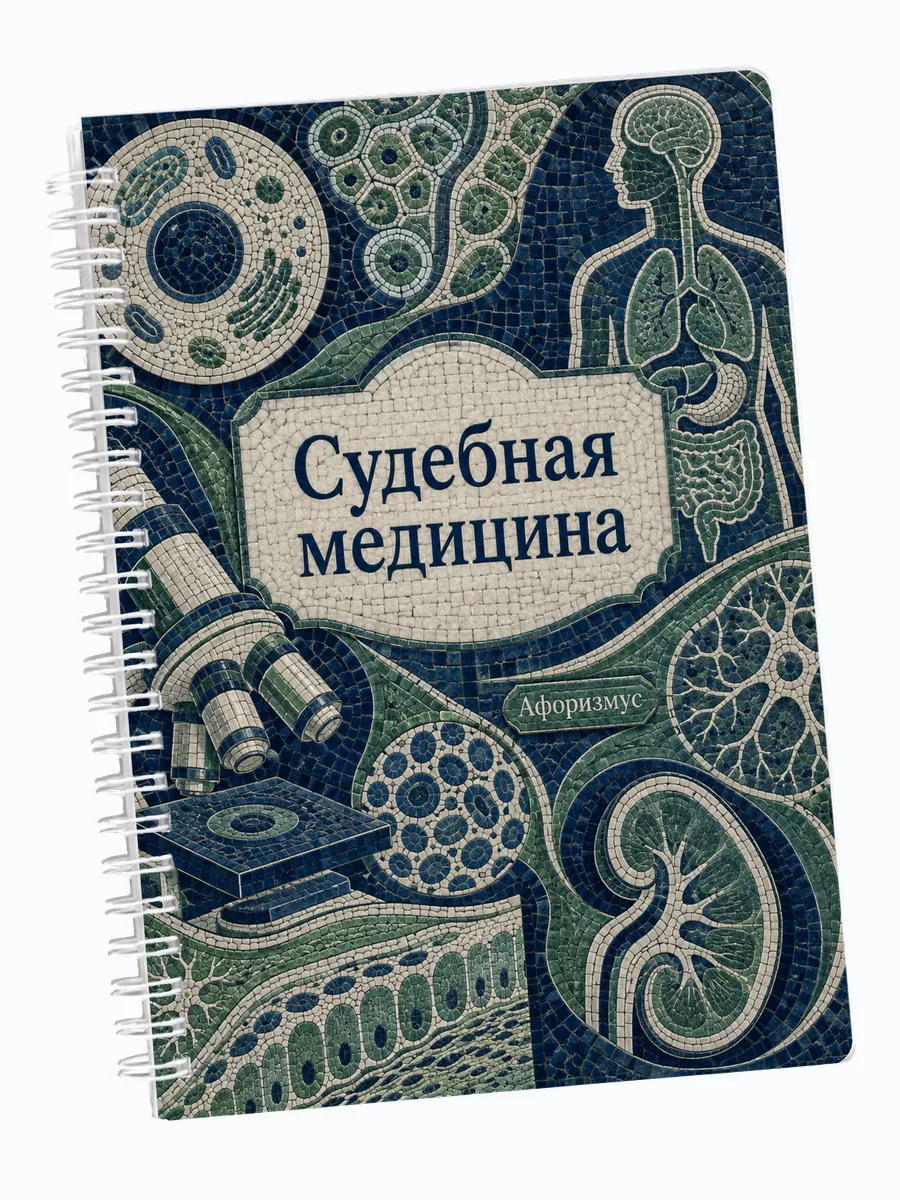 Ежедневник недатированный Судебная медицина мотивирующий