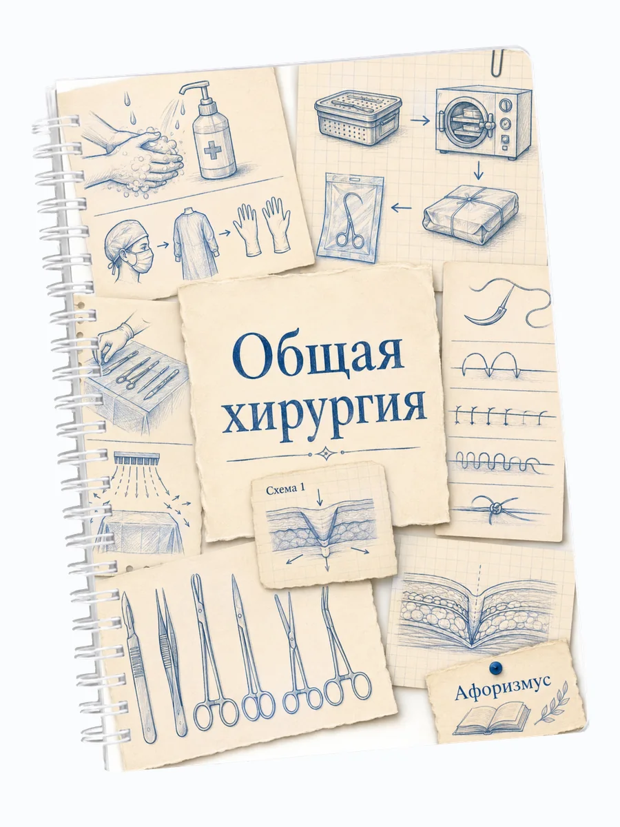 Ежедневник недатированный Общая хирургия мотивирующий
