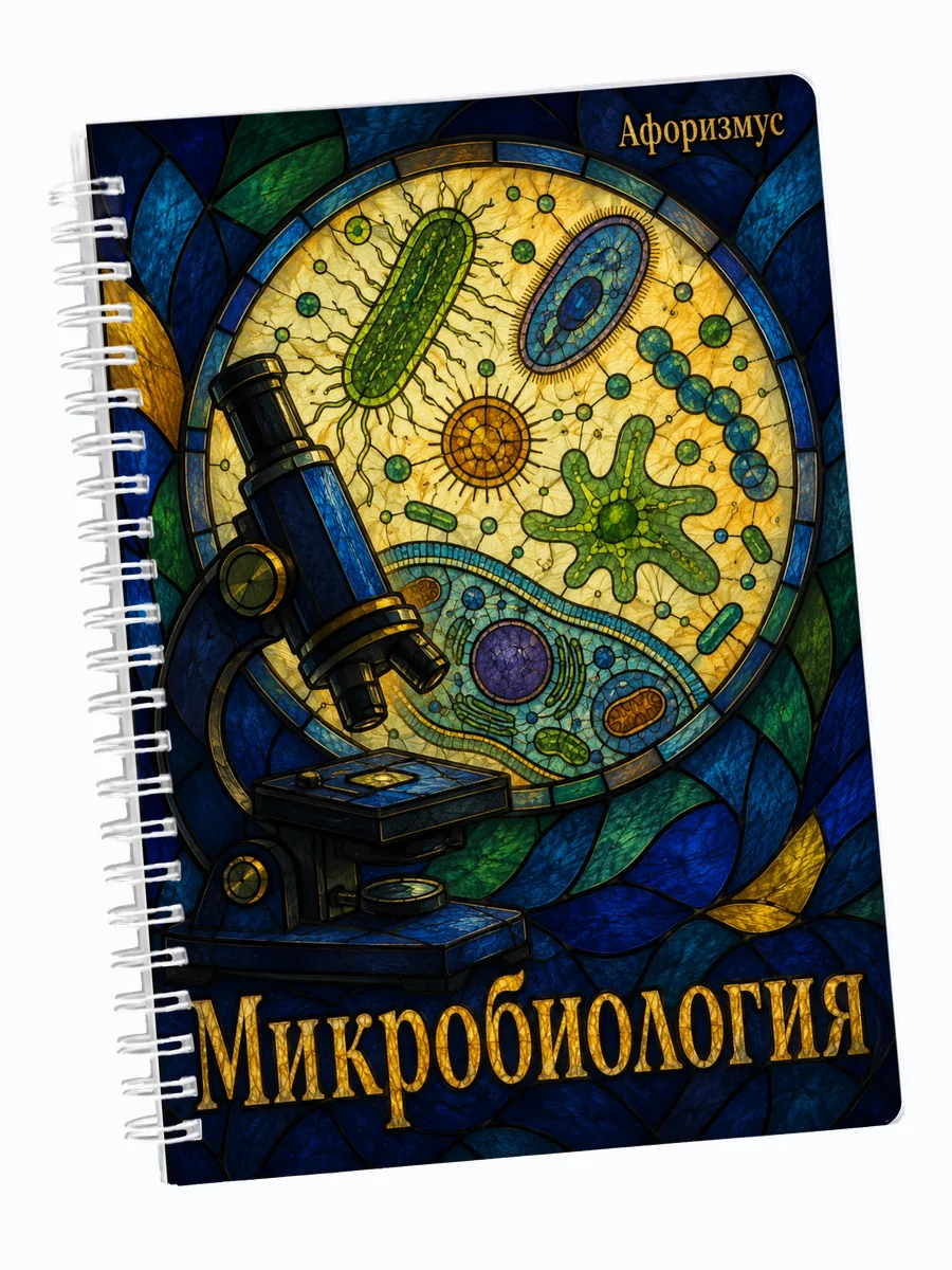 Ежедневник недатированный Микробиология мотивирующий