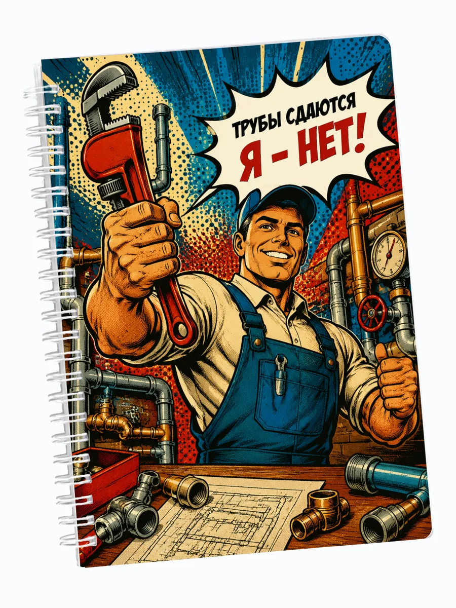 Ежедневник недатированный сантехника
