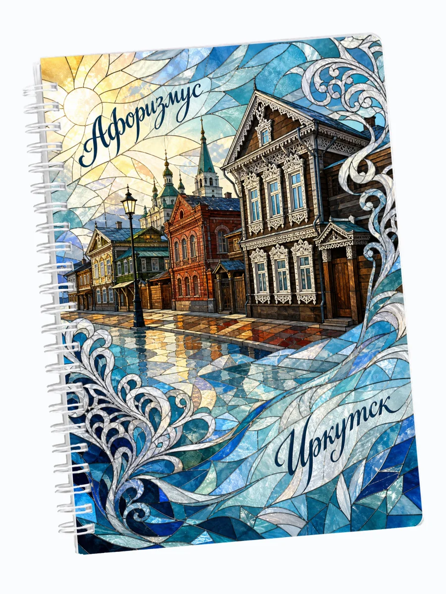 Ежедневник недатированный Иркутск с мотивирующими цитатами