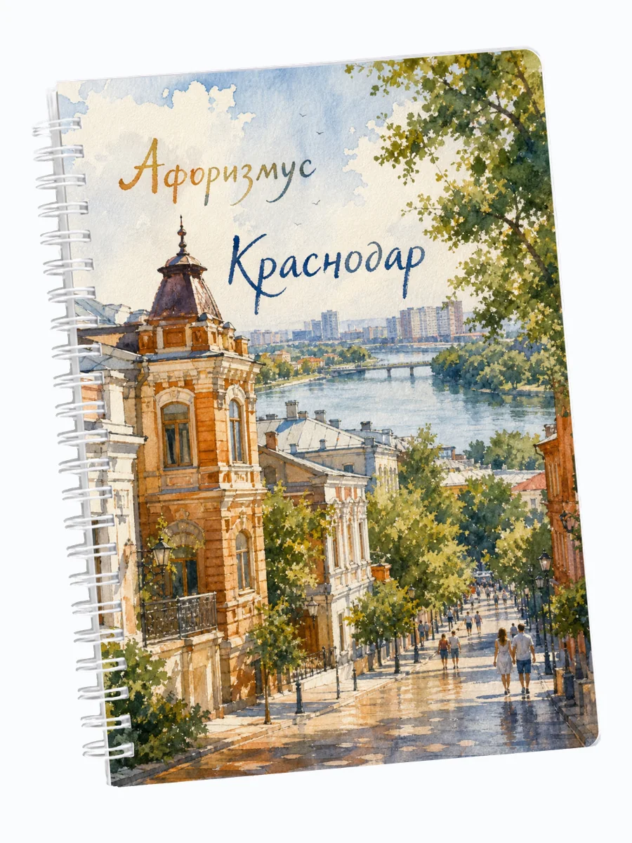 Ежедневник недатированный Краснодар с мотивирующими цитатами