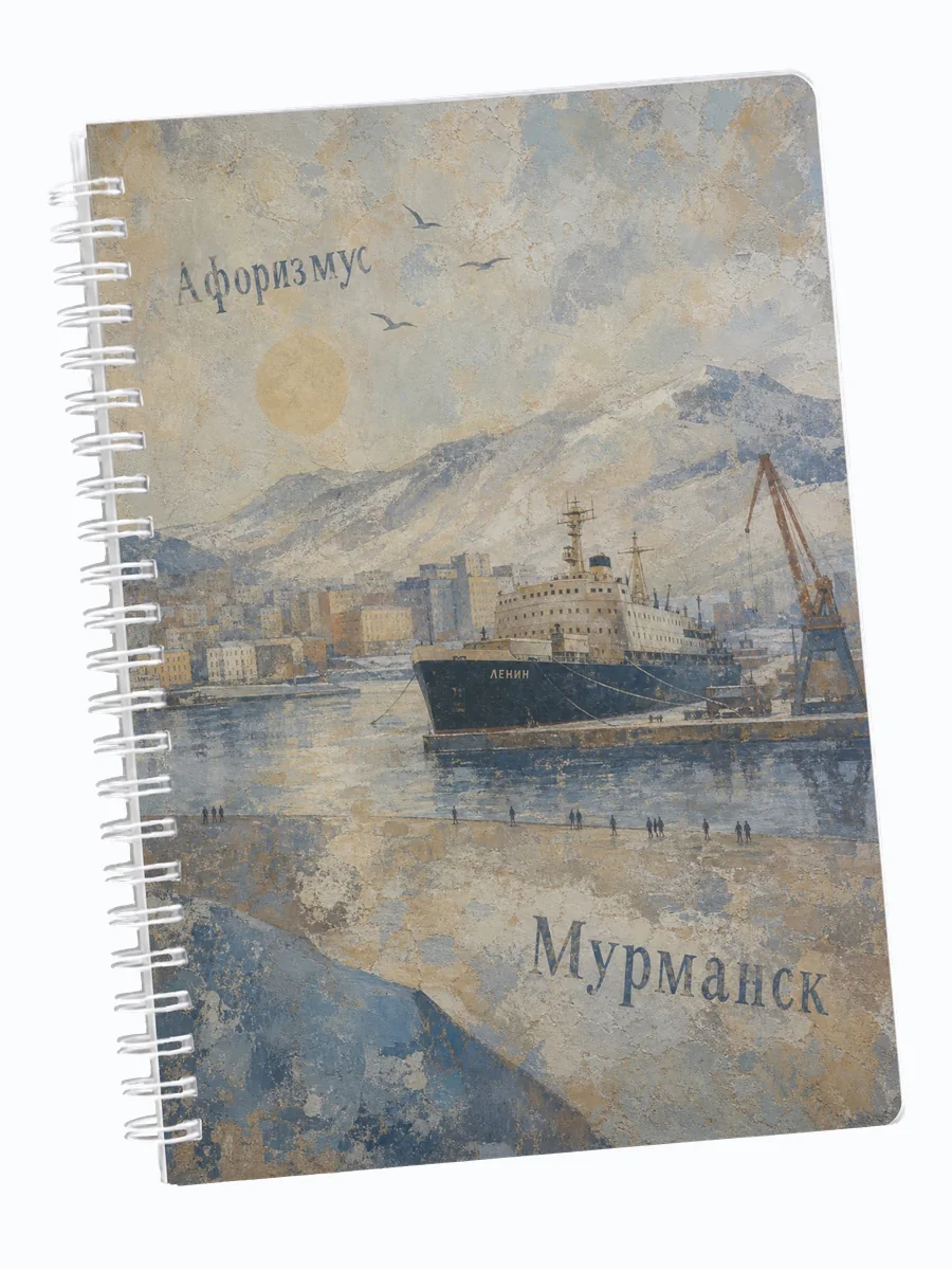 Ежедневник недатированный Мурманск с мотивирующими цитатами