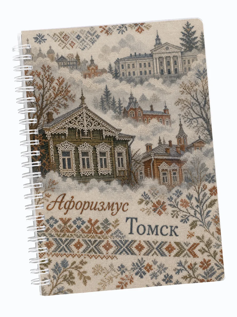 Ежедневник недатированный Томск с мотивирующими цитатами