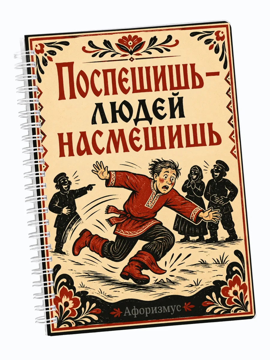 Ежедневник недатированный Русские пословицы мотивирующий