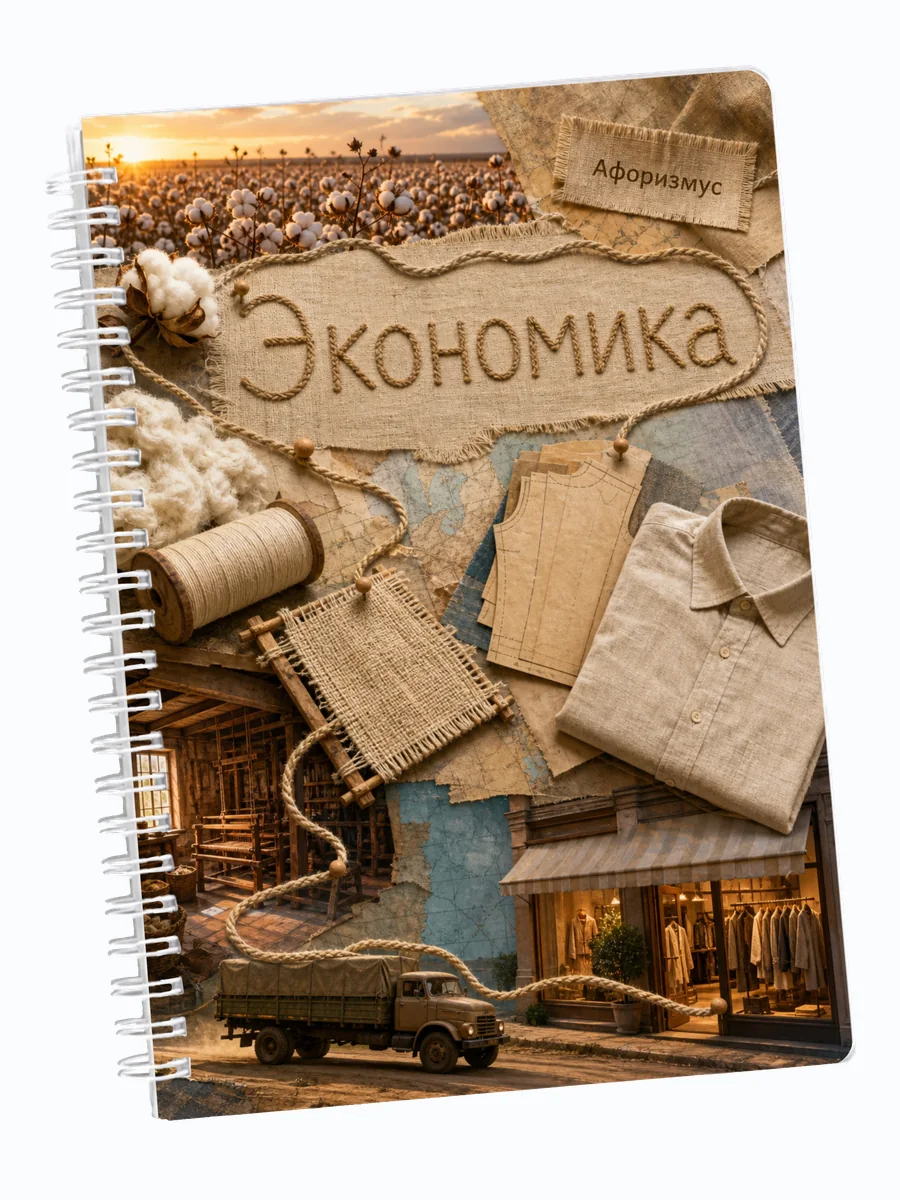 Ежедневник недатированный Экономика с мотивирующими цитатами