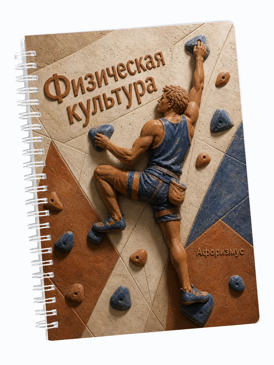 Ежедневник недатированный Физическая культура мотивирующий