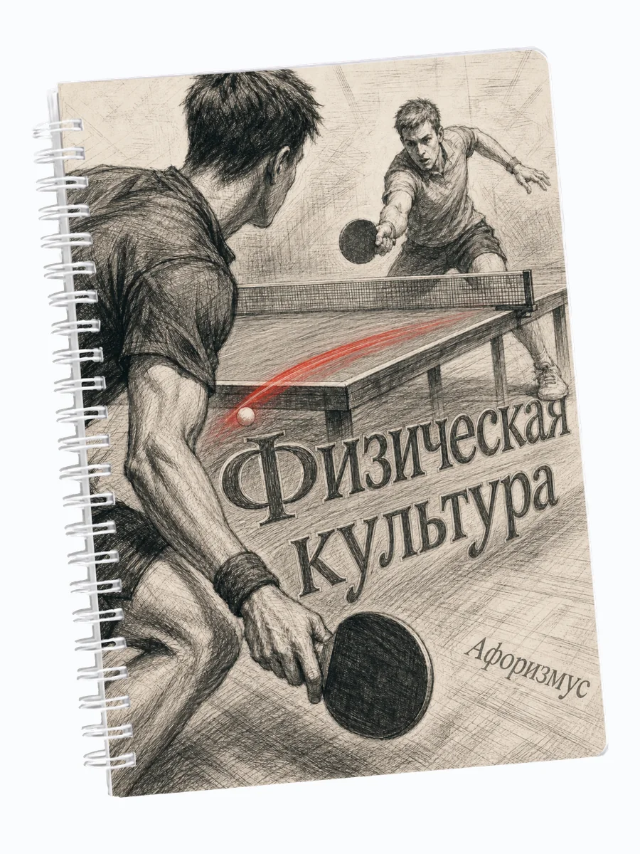 Ежедневник недатированный Физическая культура мотивирующий