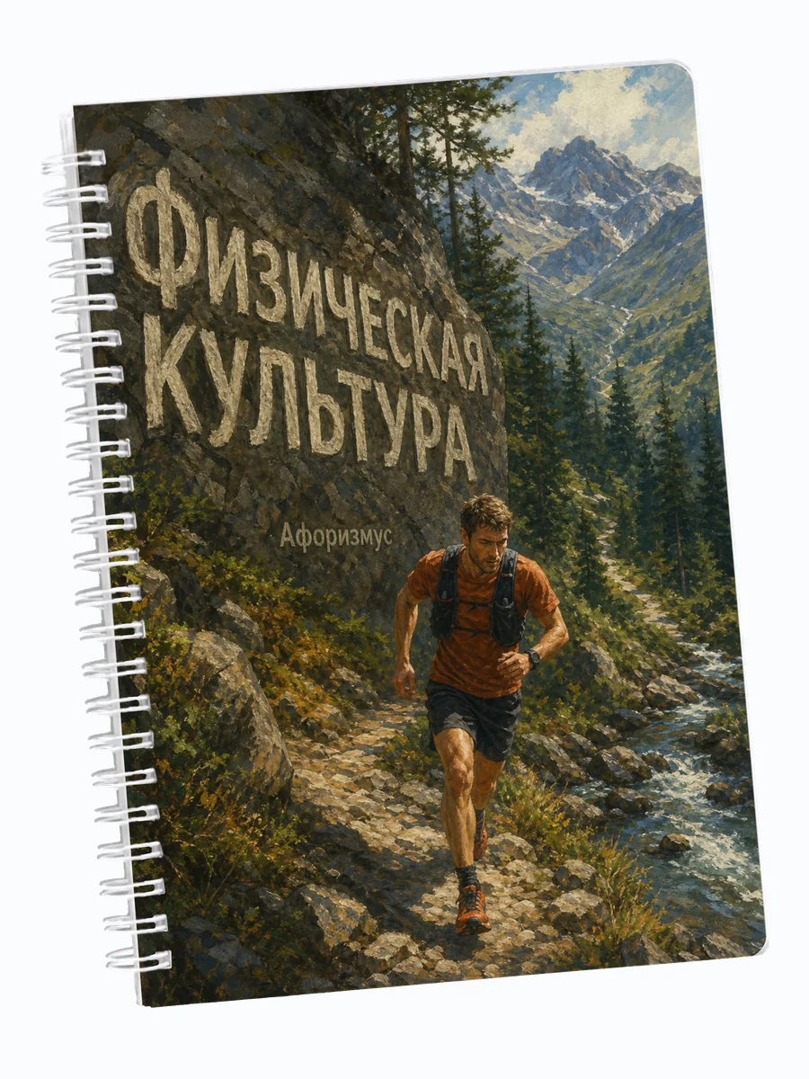 Ежедневник недатированный Физическая культура мотивирующий