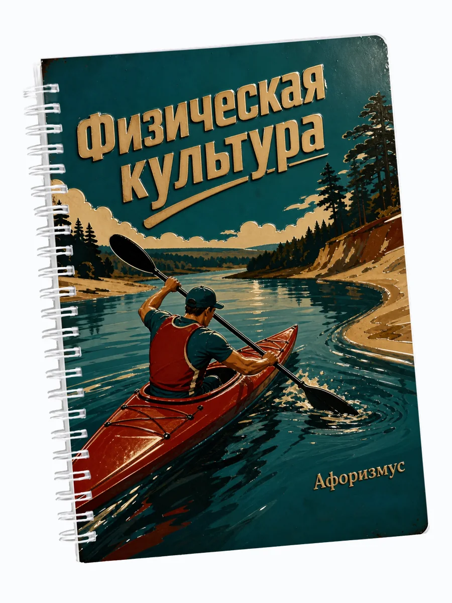 Ежедневник недатированный Физическая культура мотивирующий