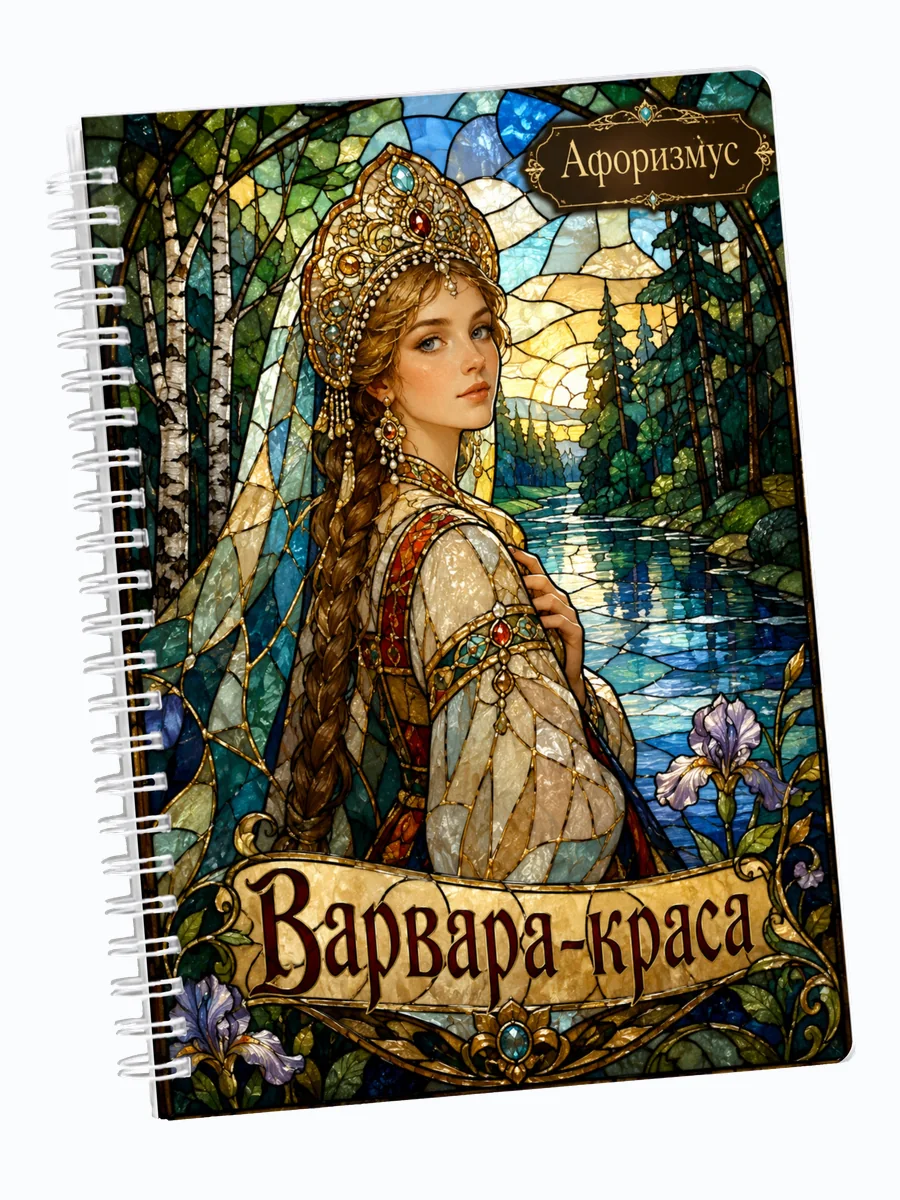 Ежедневник недатированный Варвара-краса мотивирующий