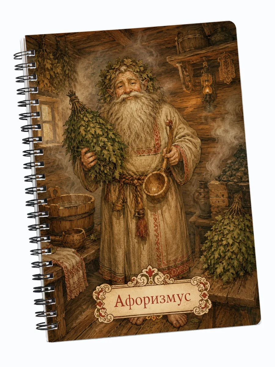 Блокнот Банник с мотивирующими цитатами