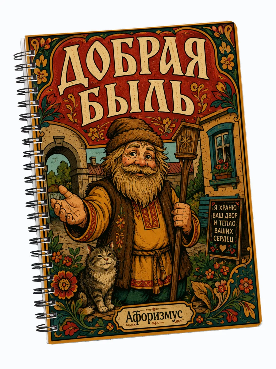 Блокнот Дворовой с мотивирующими цитатами