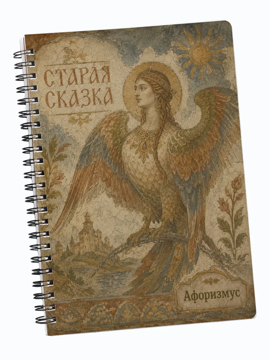 Блокнот Гамаюн с мотивирующими цитатами