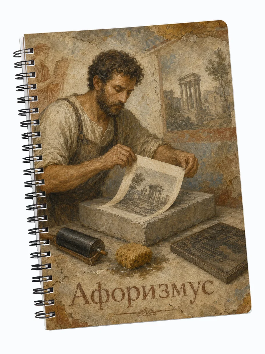 Блокнот Литография с мотивирующими цитатами