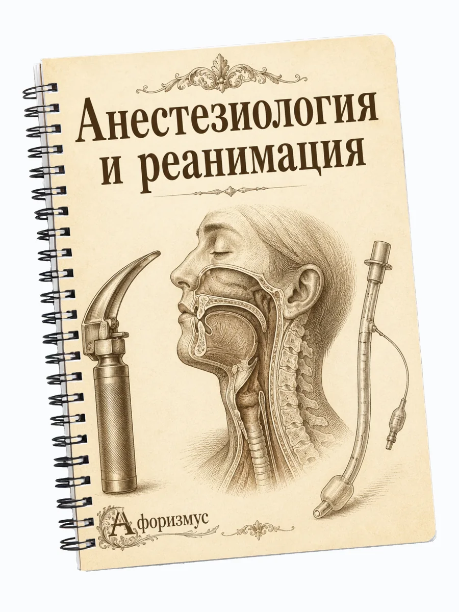 Блокнот Анестезиология и реанимация с мотивирующими цитатами