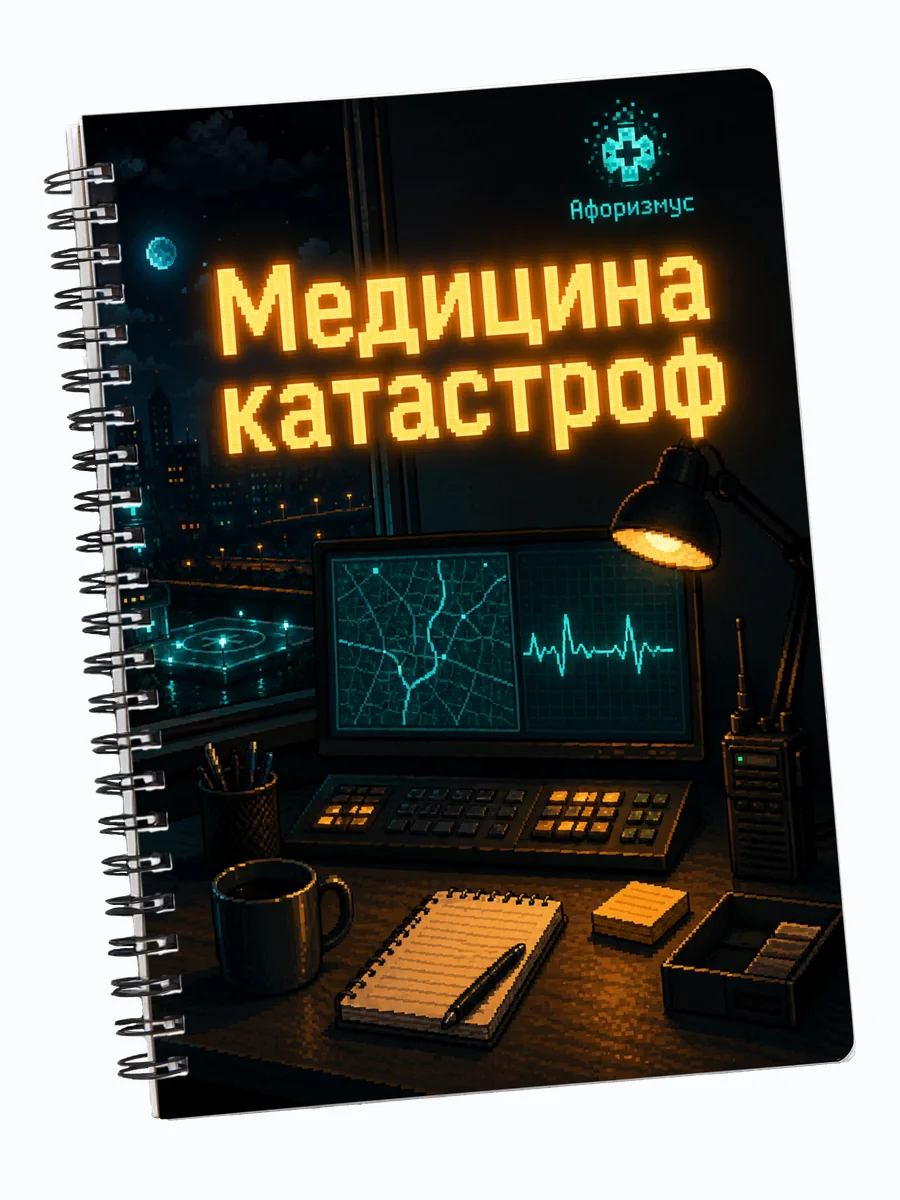 Тетрадь Медицина катастроф с мотивирующими цитатами