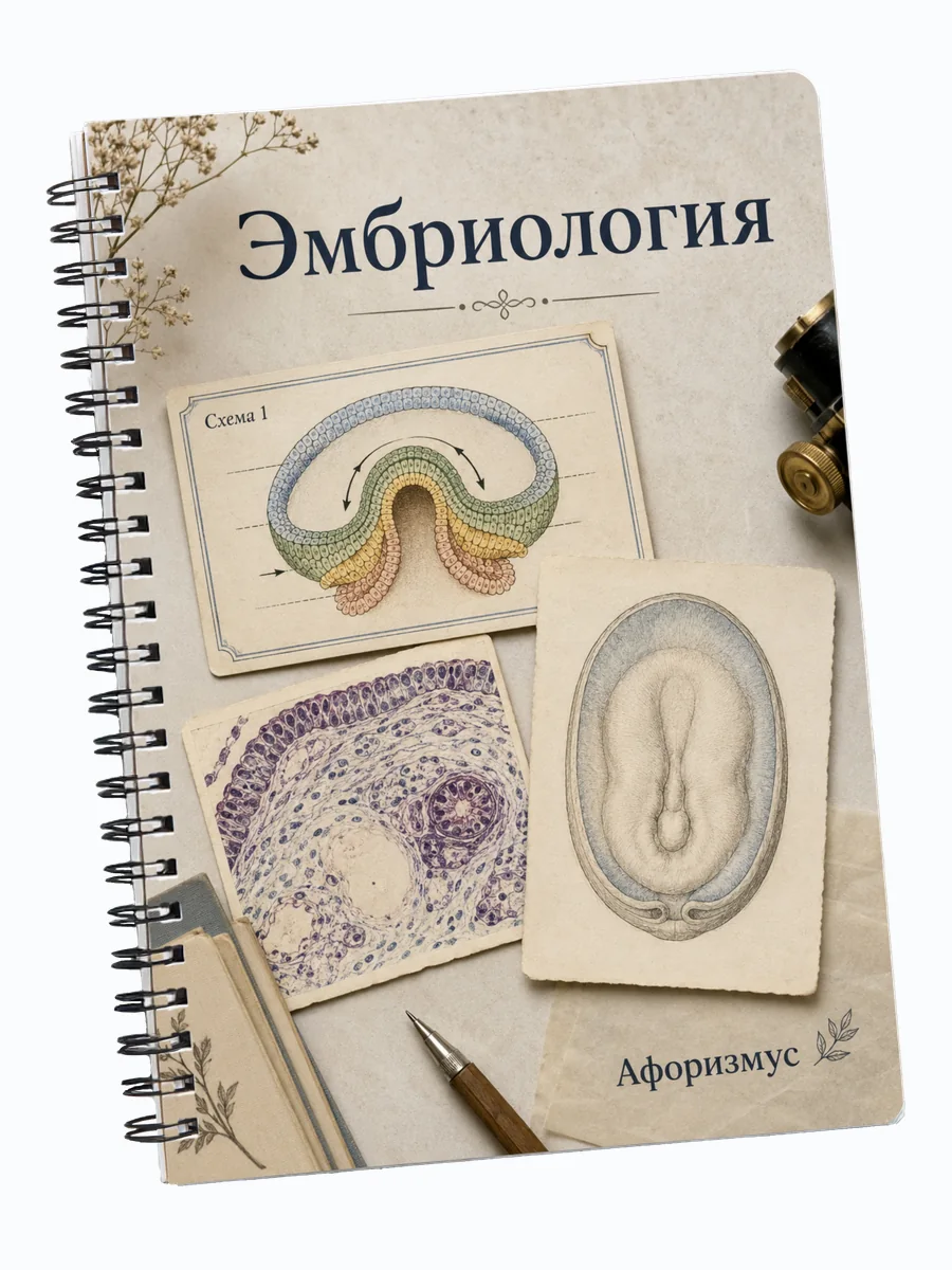 Блокнот Эмбриология с мотивирующими цитатами
