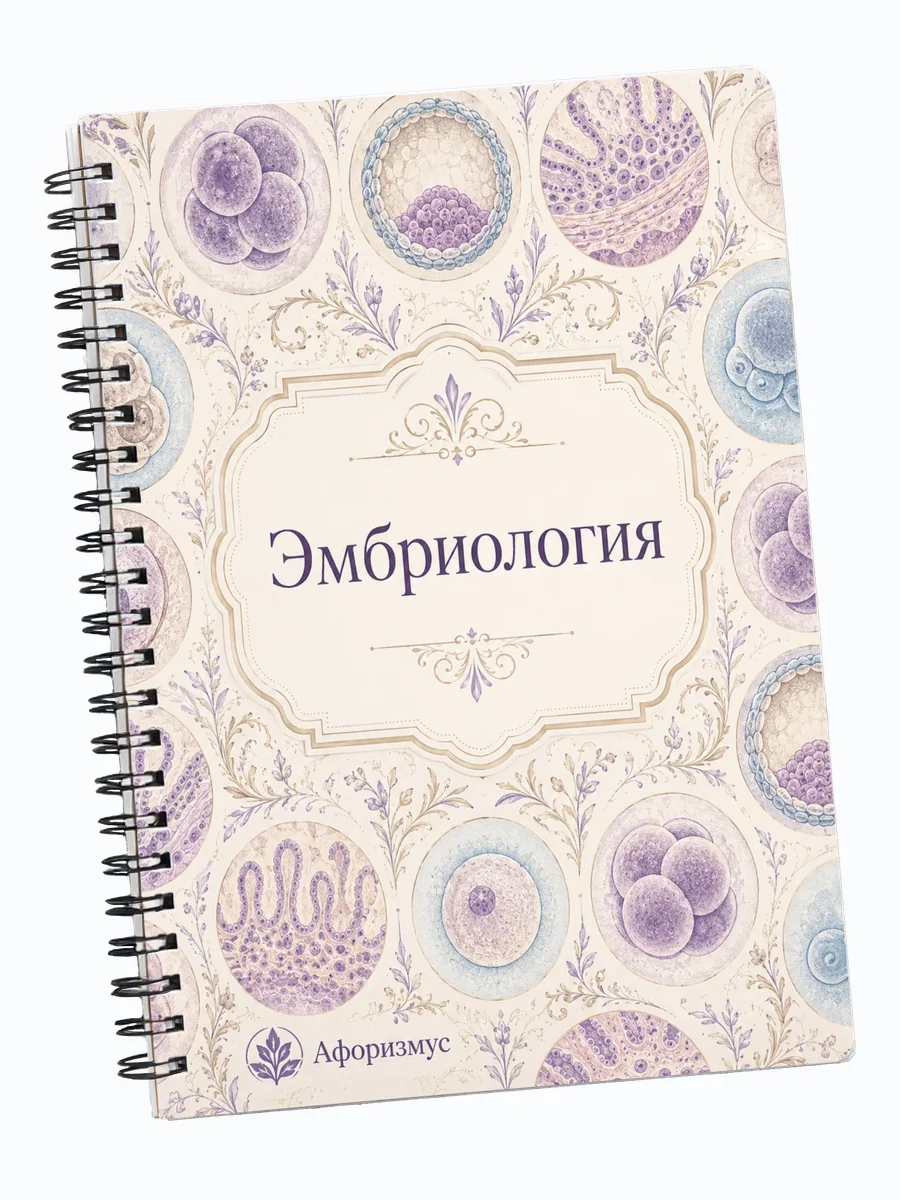 Блокнот Эмбриология с мотивирующими цитатами