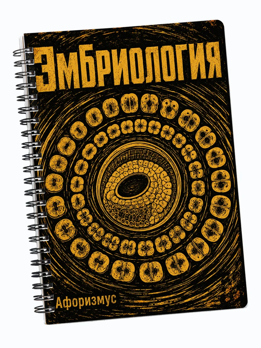 Блокнот Эмбриология с мотивирующими цитатами