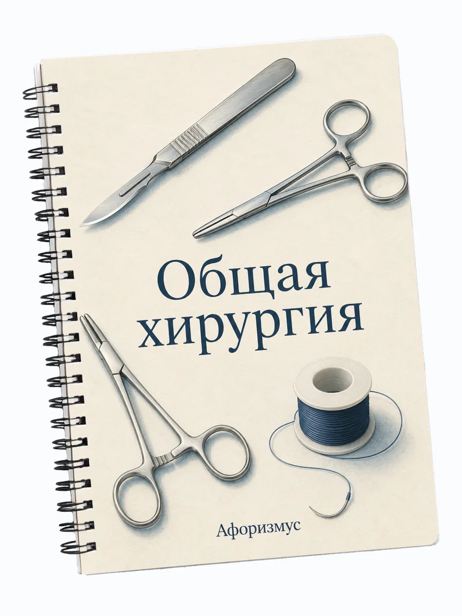 Тетрадь Общая хирургия с мотивирующими цитатами