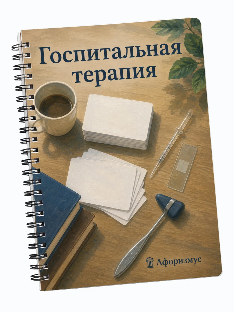 Блокнот Госпитальная терапия с мотивирующими цитатами