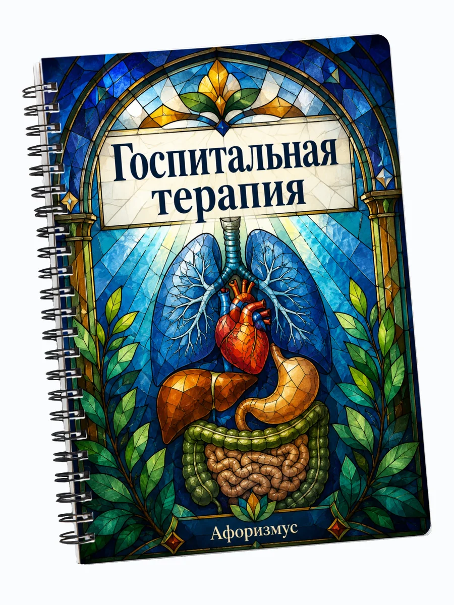 Блокнот Госпитальная терапия с мотивирующими цитатами