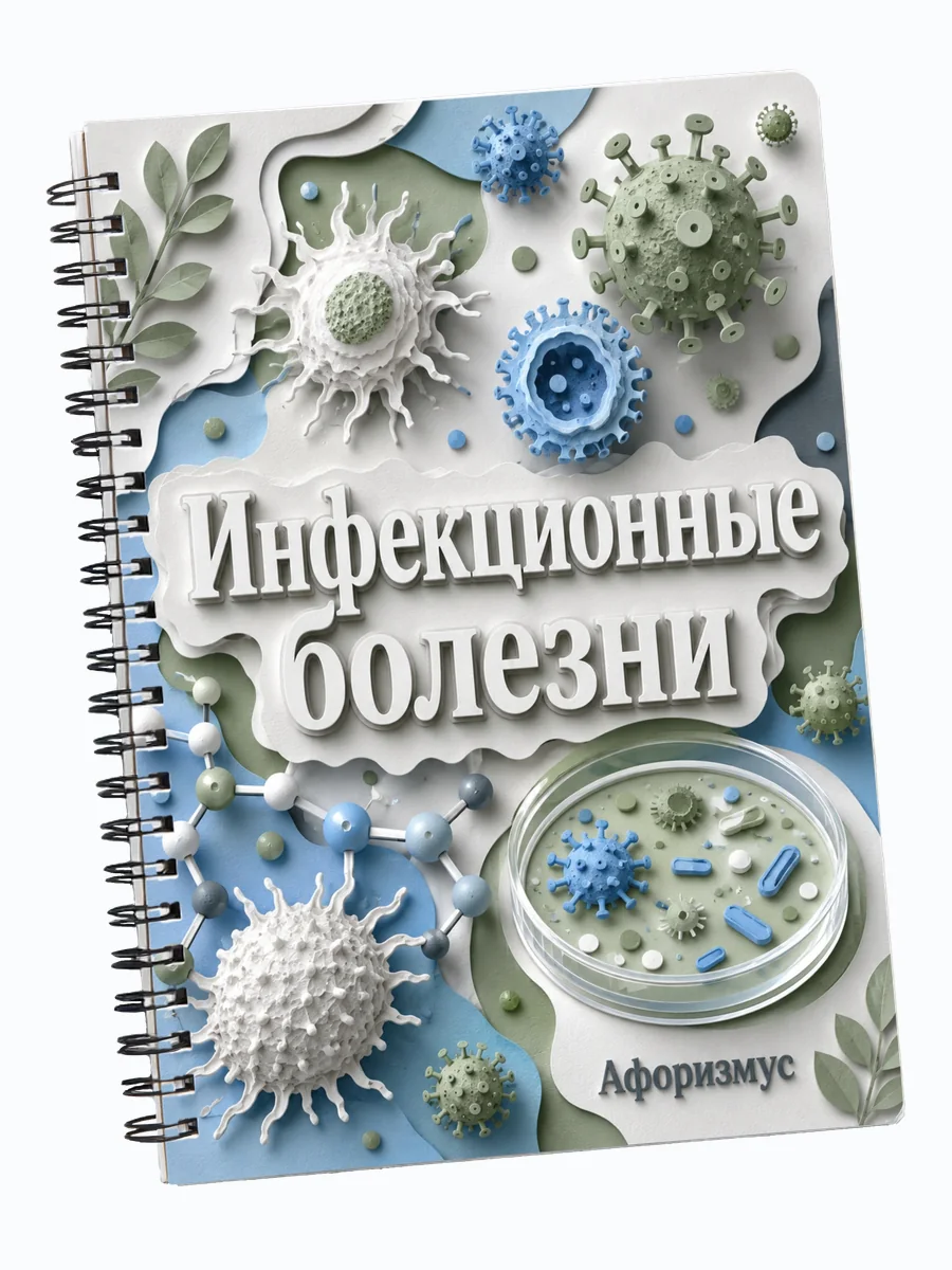 Тетрадь Инфекционные болезни с мотивирующими цитатами
