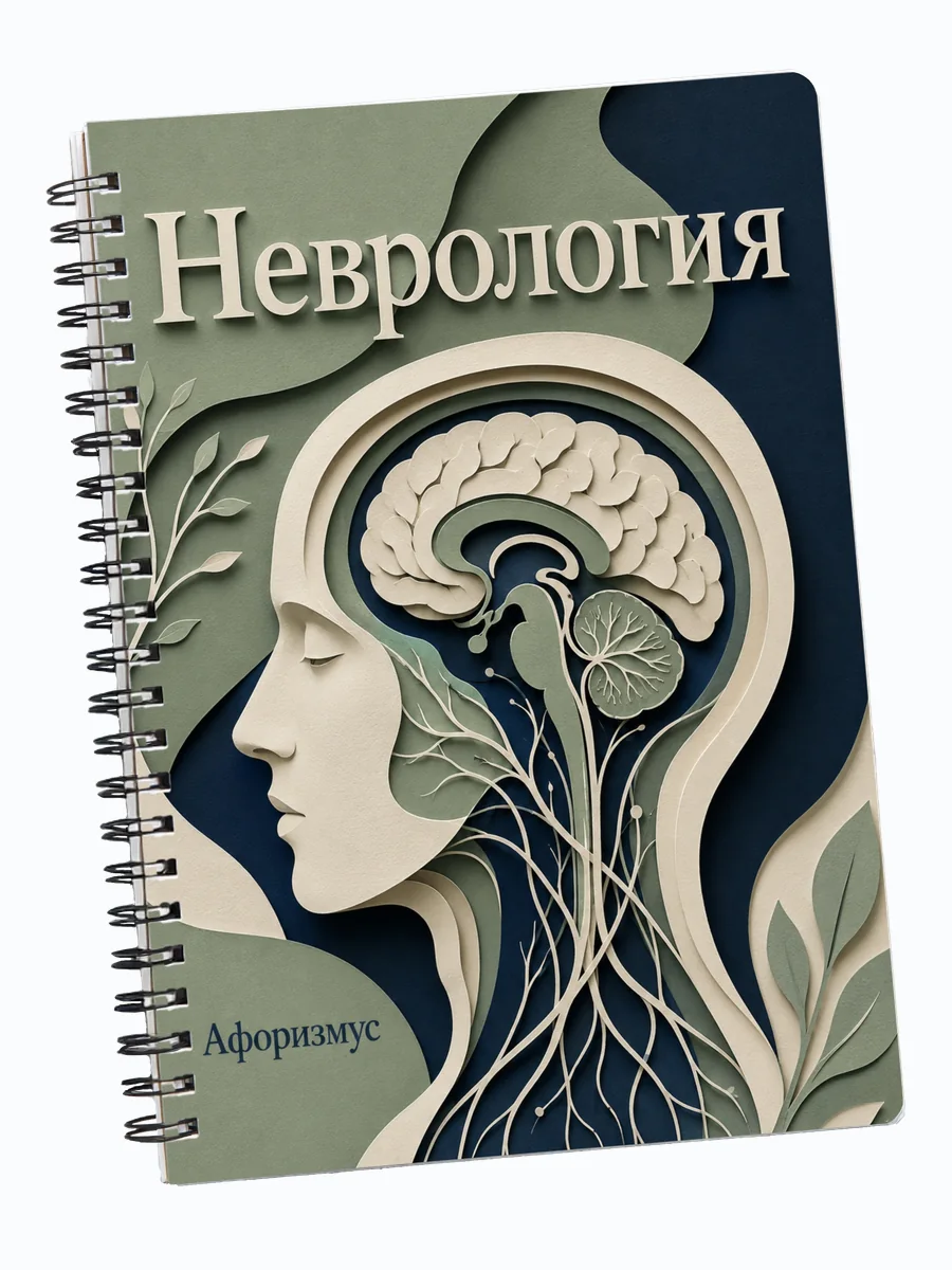 Тетрадь Неврология с мотивирующими цитатами