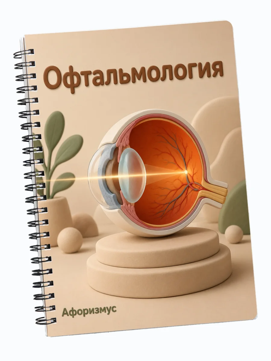 Тетрадь Офтальмология с мотивирующими цитатами