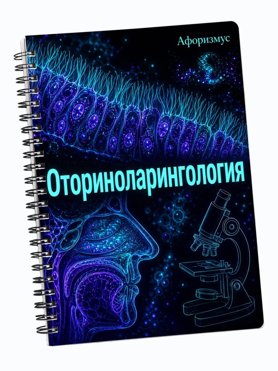Блокнот Оториноларингология с мотивирующими цитатами