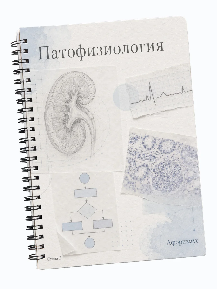 Тетрадь Патофизиология с мотивирующими цитатами