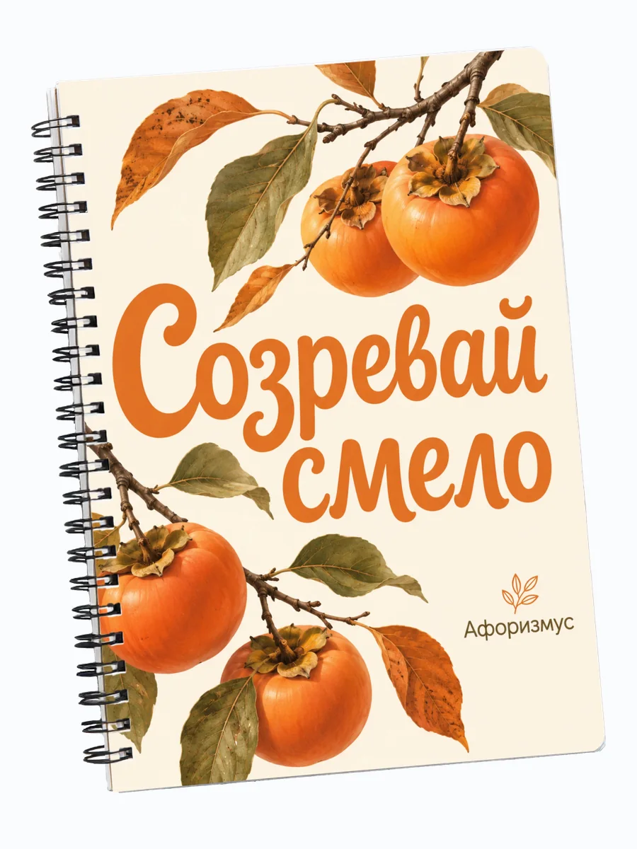 Блокнот Хурма с мотивирующими цитатами