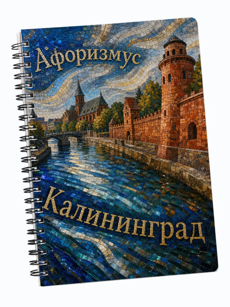 Блокнот Калининград с мотивирующими цитатами