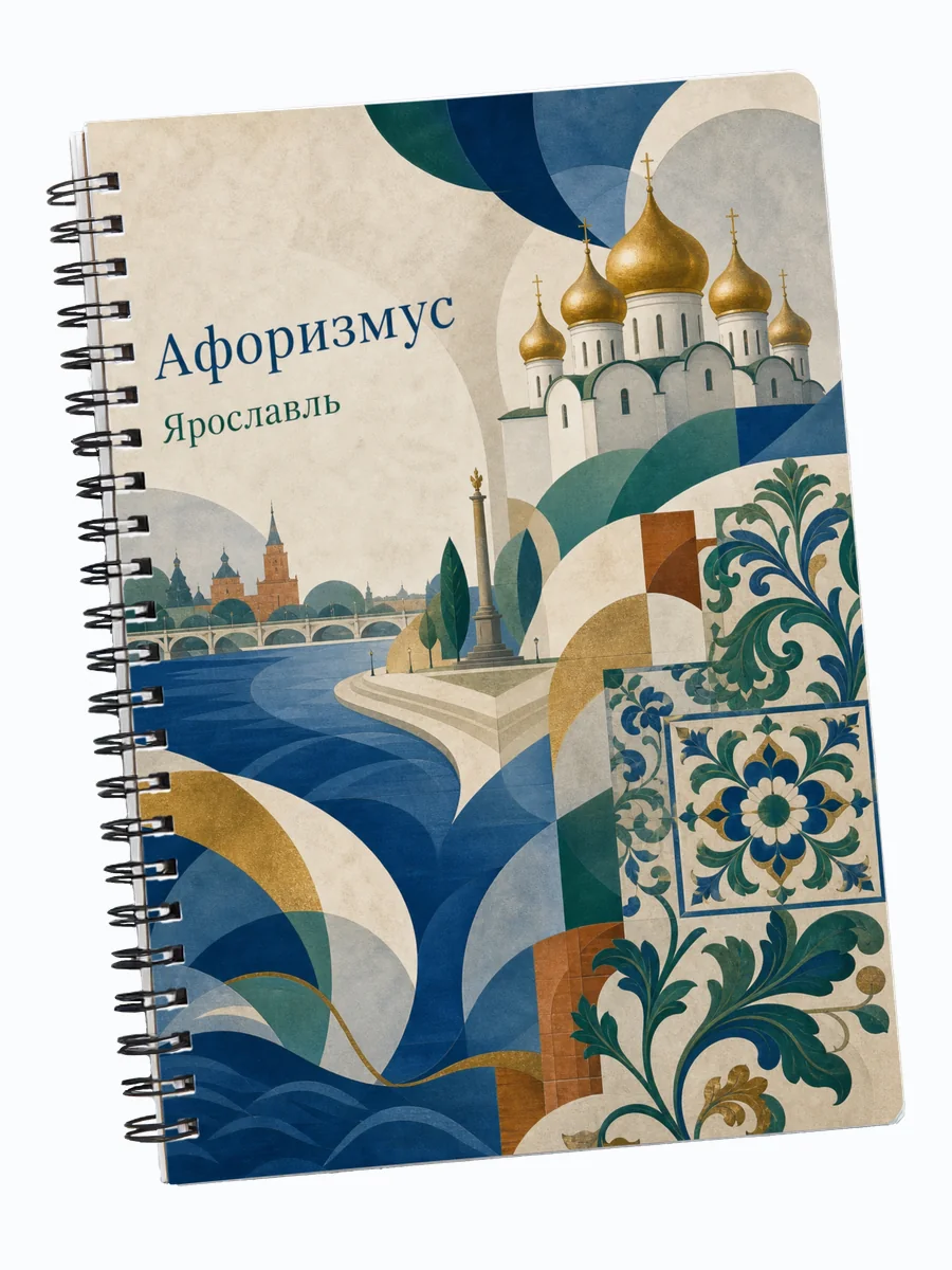 Блокнот Ярославль с мотивирующими цитатами