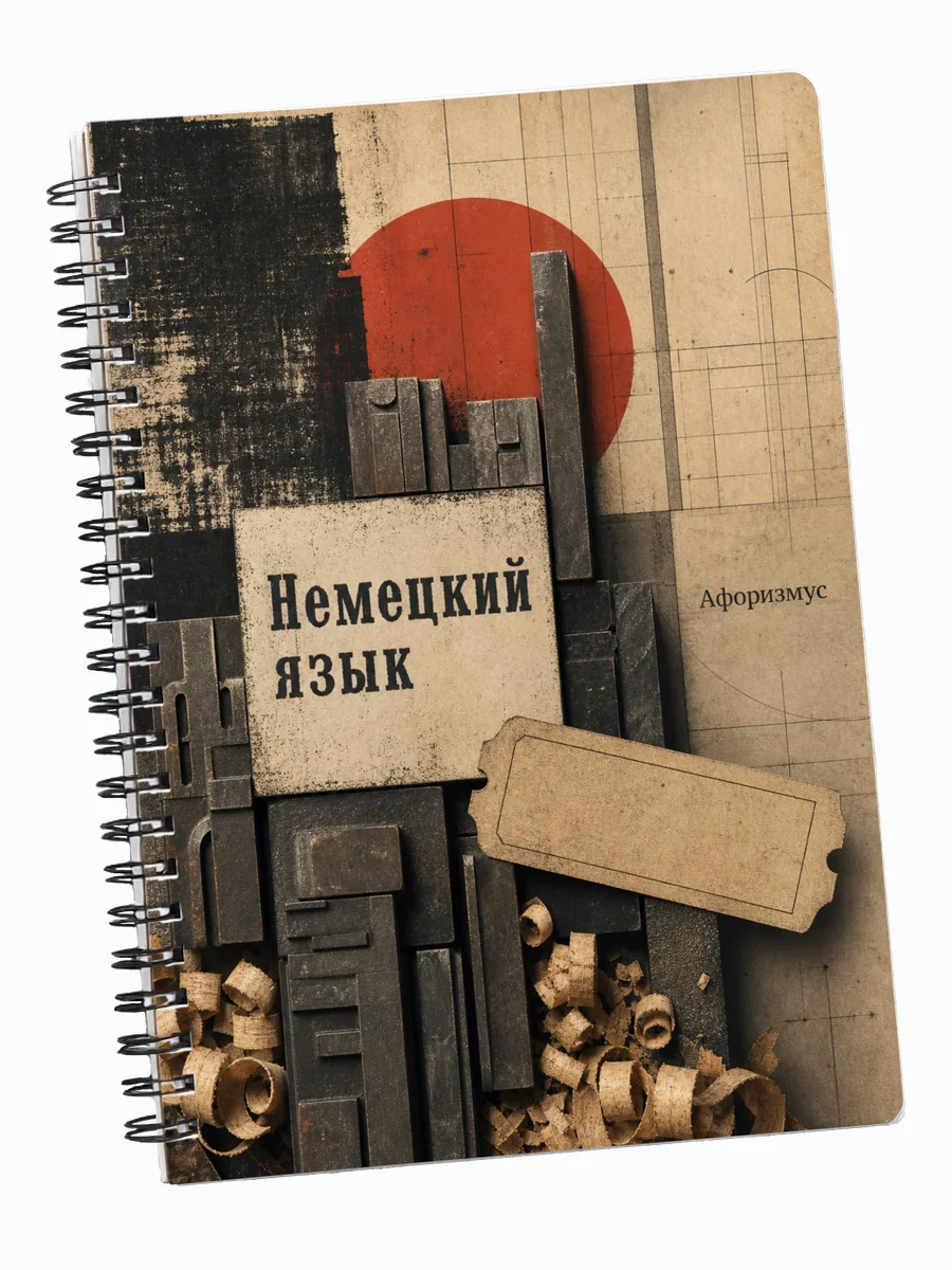 Тетрадь Немецкий язык с мотивирующими цитатами