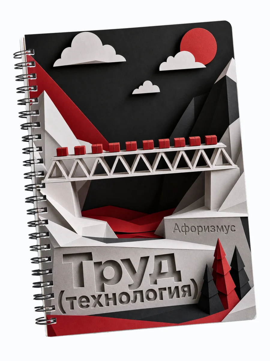 Тетрадь Труд (технология) с мотивирующими цитатами