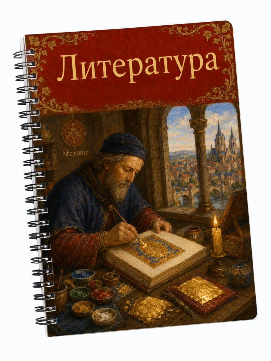 Тетрадь Литература с мотивирующими цитатами