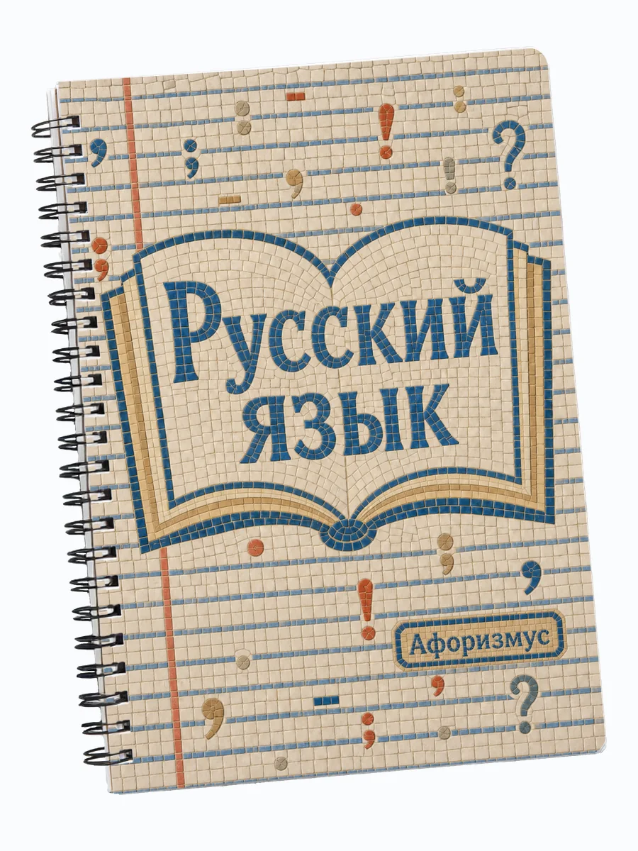 Тетрадь Русский язык с мотивирующими цитатами