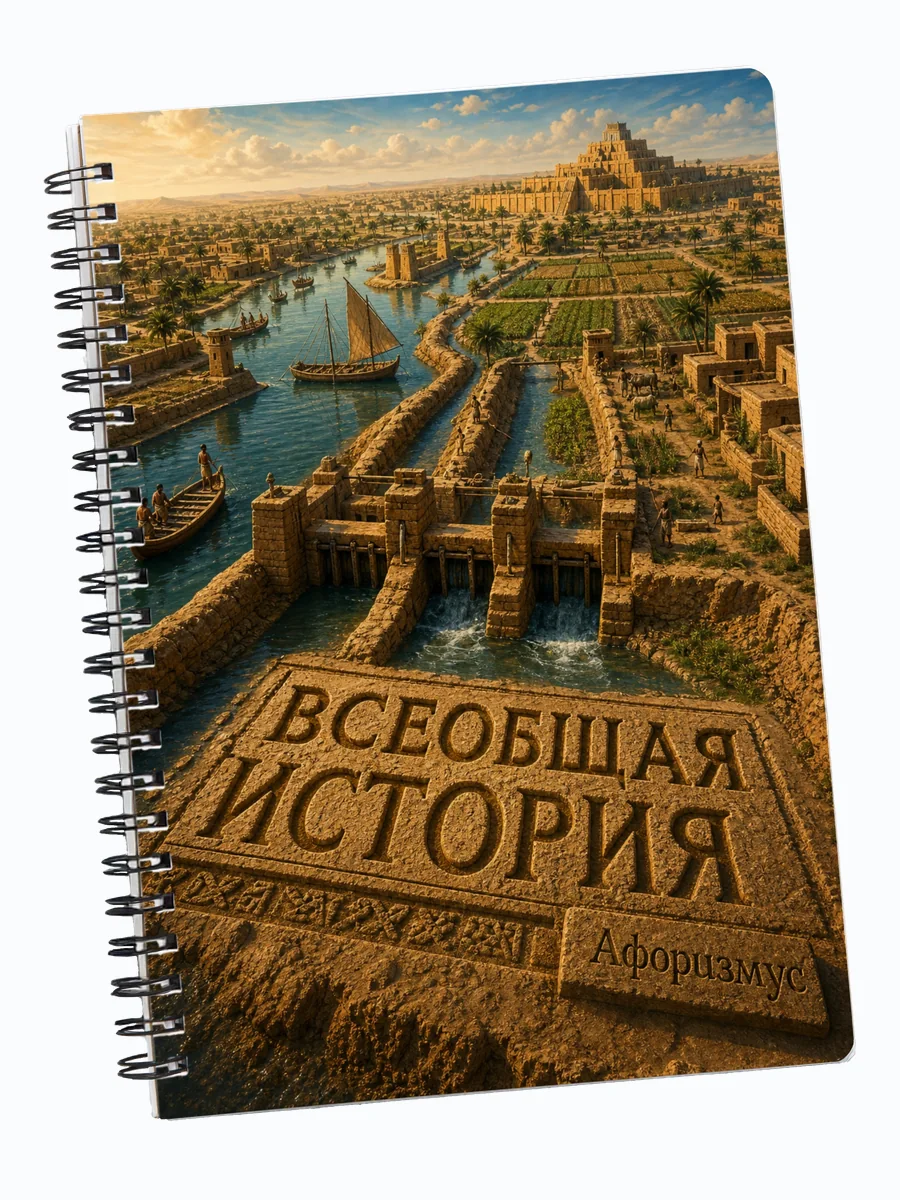 Тетрадь Всеобщая история с мотивирующими цитатами