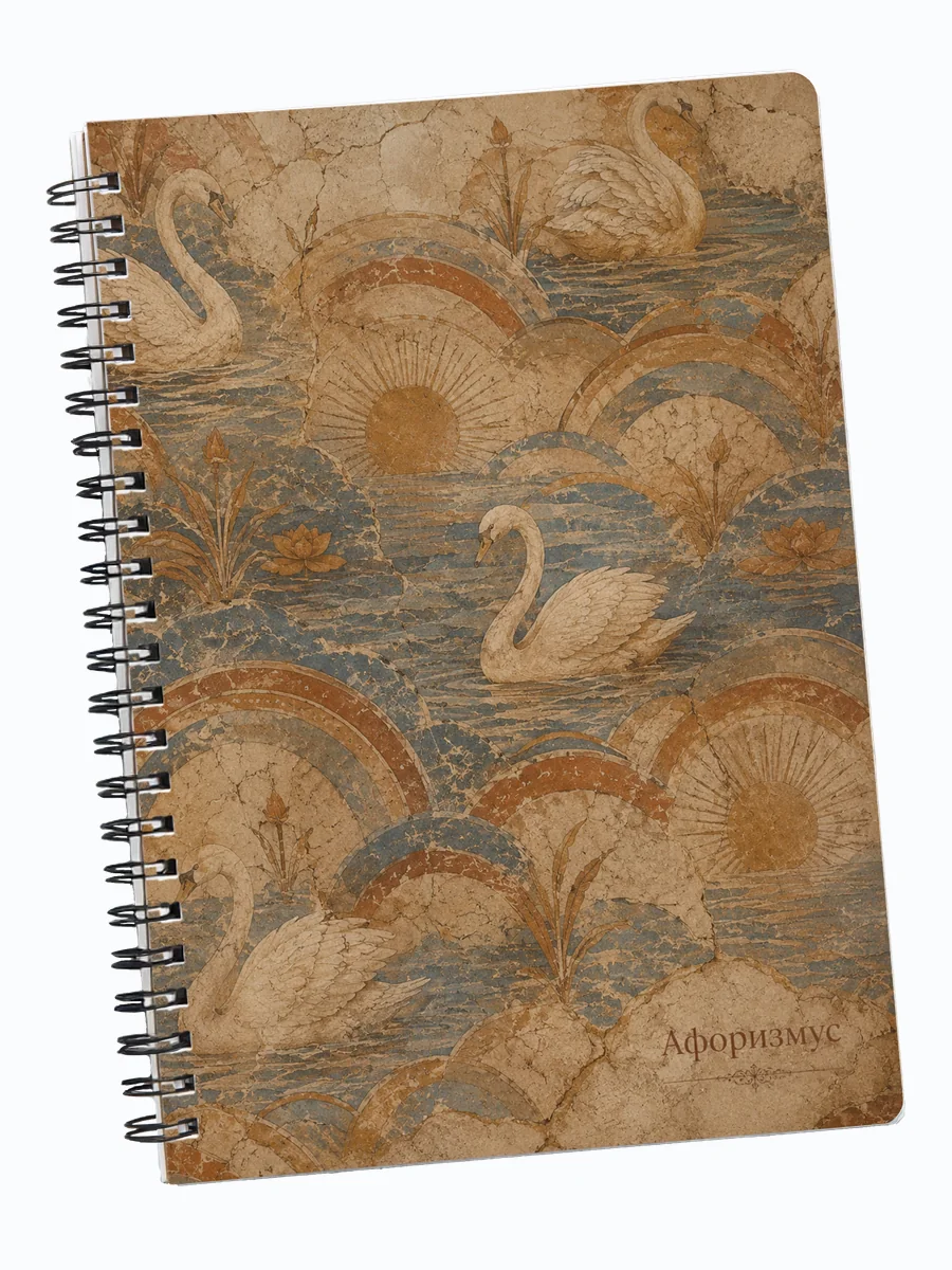 Блокнот Лебеди